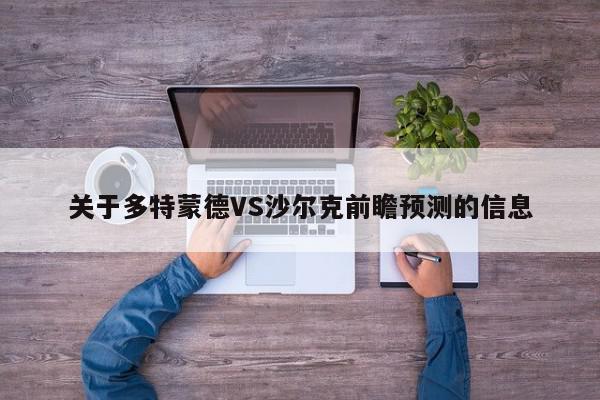 关于多特蒙德VS沙尔克前瞻预测的信息